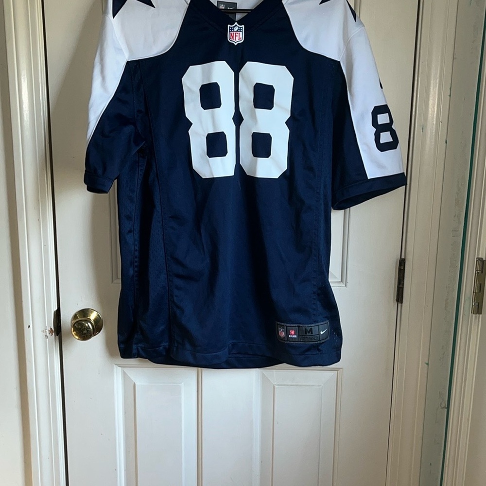NFL Cowboys Blue and White Jersey with Number 88